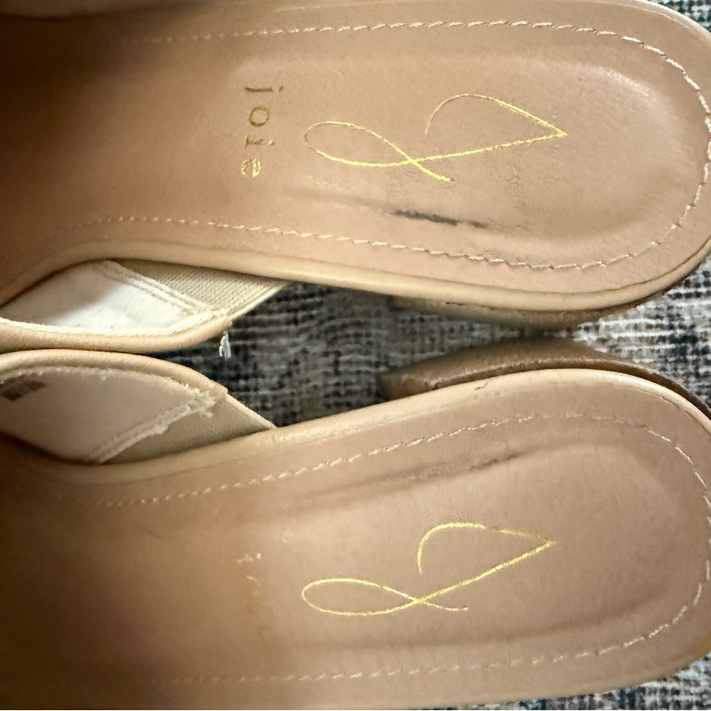 Joie Beige Leather Mules - Picture 4 of 5
